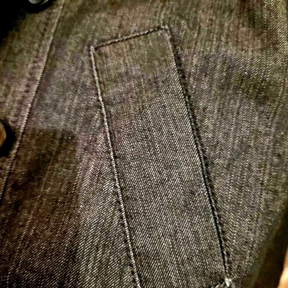 Ann Taylor LOFT Thick Lined Denim Jacket - M - Picture 5 of 5